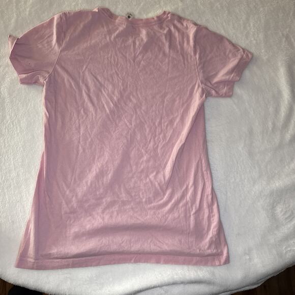 Rick Astley T-Shirt Womans M Pink Never Gonna Give You Up troll 80s icon QR Code - Picture 3 of 3